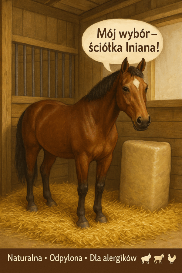 Koń ze ściółką
