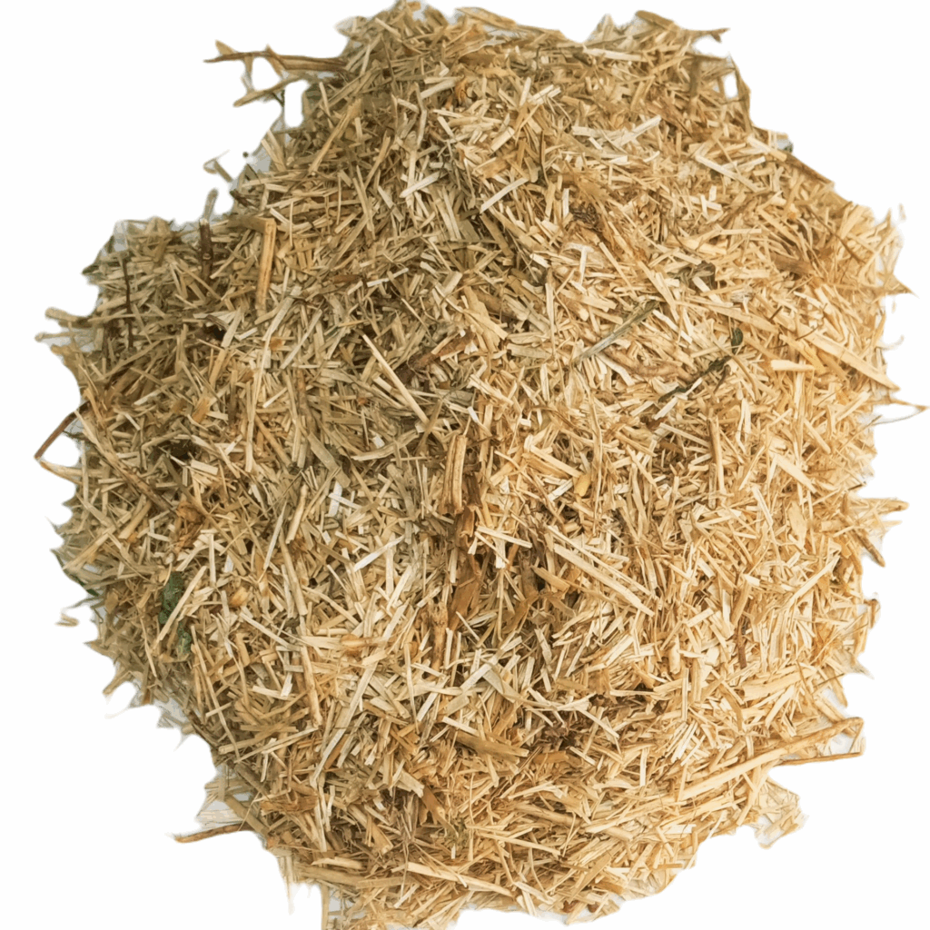 Tak wygląda ściółka lniana